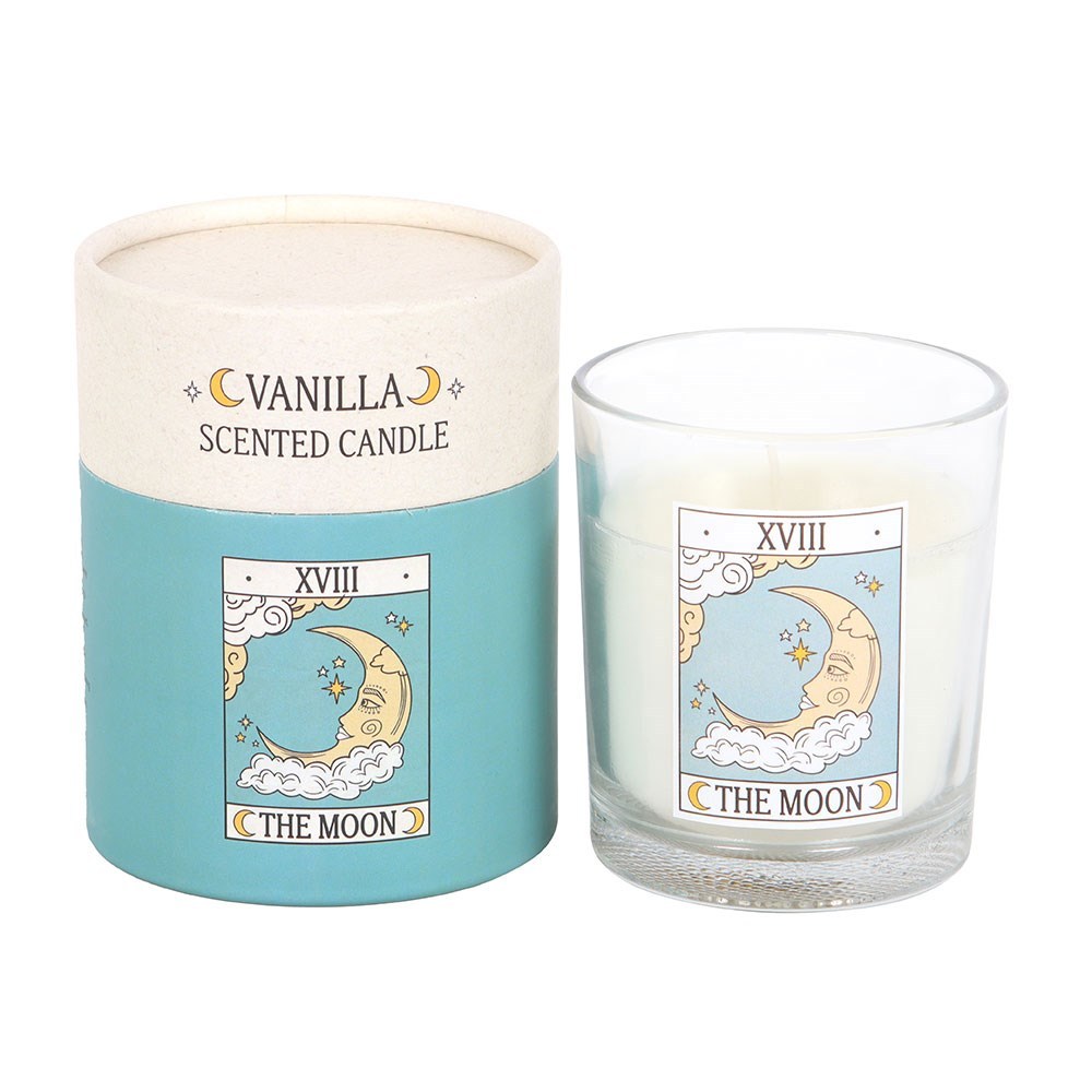 Something Different - The Moon Vintage Tarot Vanilla Scented Candle - Multicolours